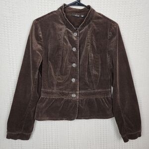 A.N.A. A NEW APROACH Dark Brown Corduroy Blazer M